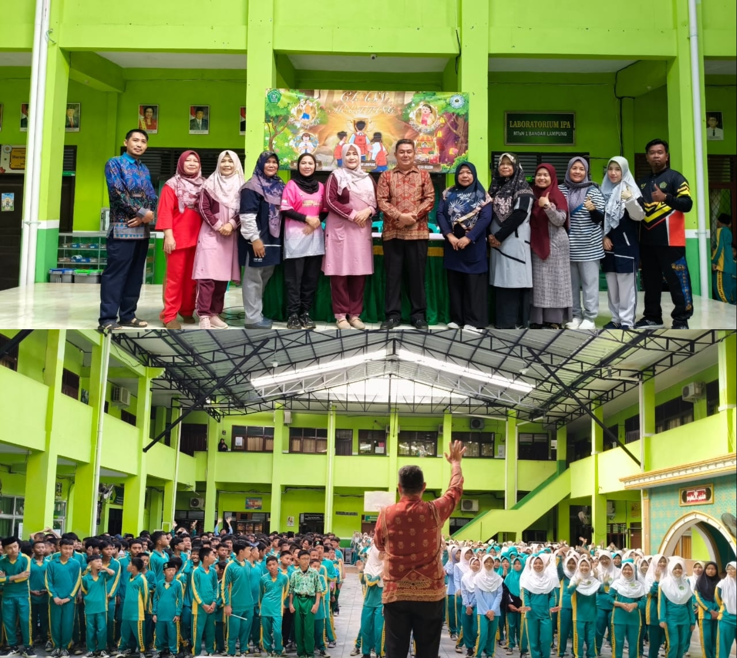 MTsN 1 Bandar Lampung Adakan Classmeeting untuk Tingkatkan Sportivitas Siswa