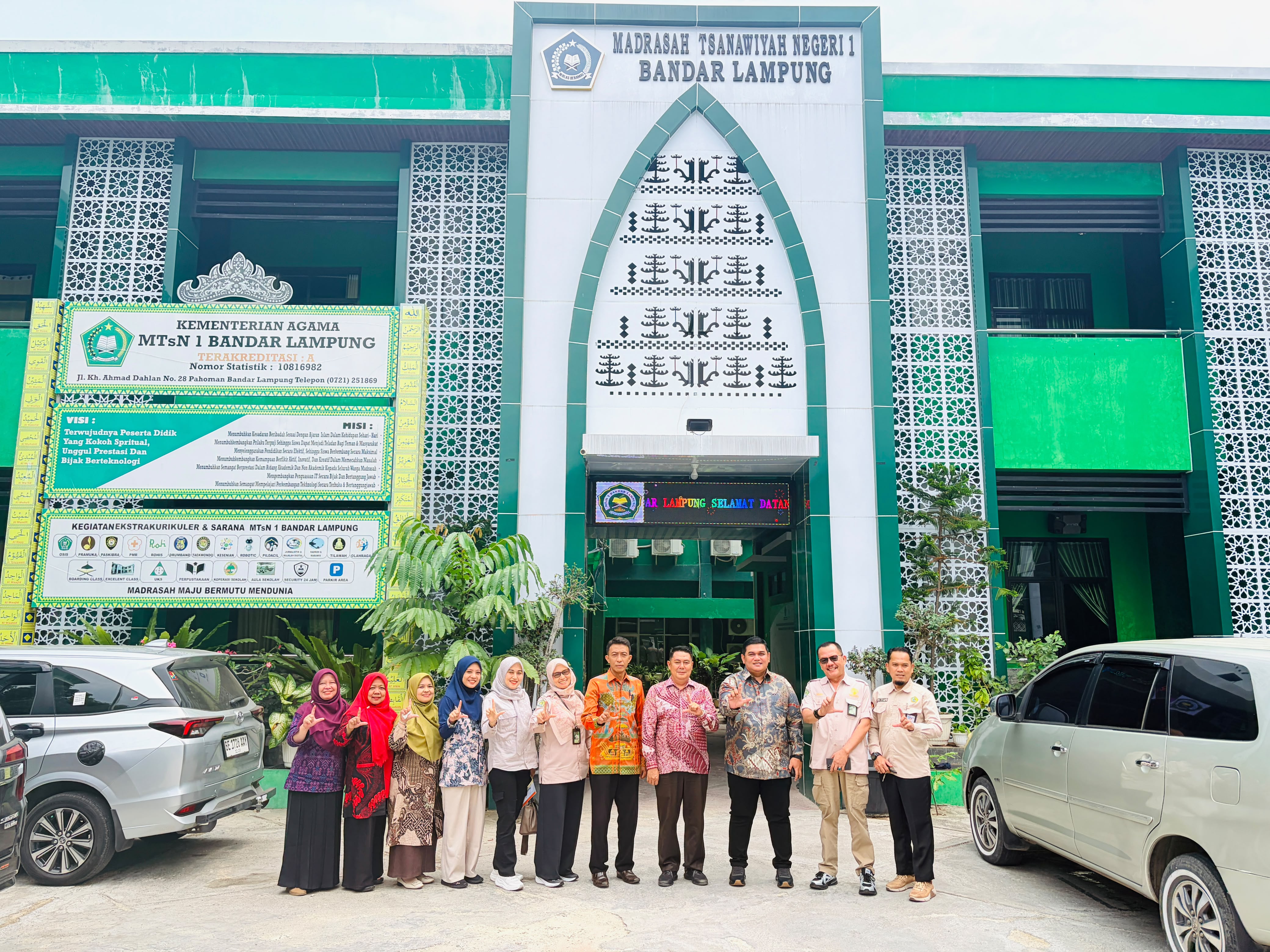 MTsN 1 Bandar Lampung Terima Kunjungan Tim GTK Direktorat dan Kanwil Kemenag Lampung untuk Monitoring PPKB 2026
