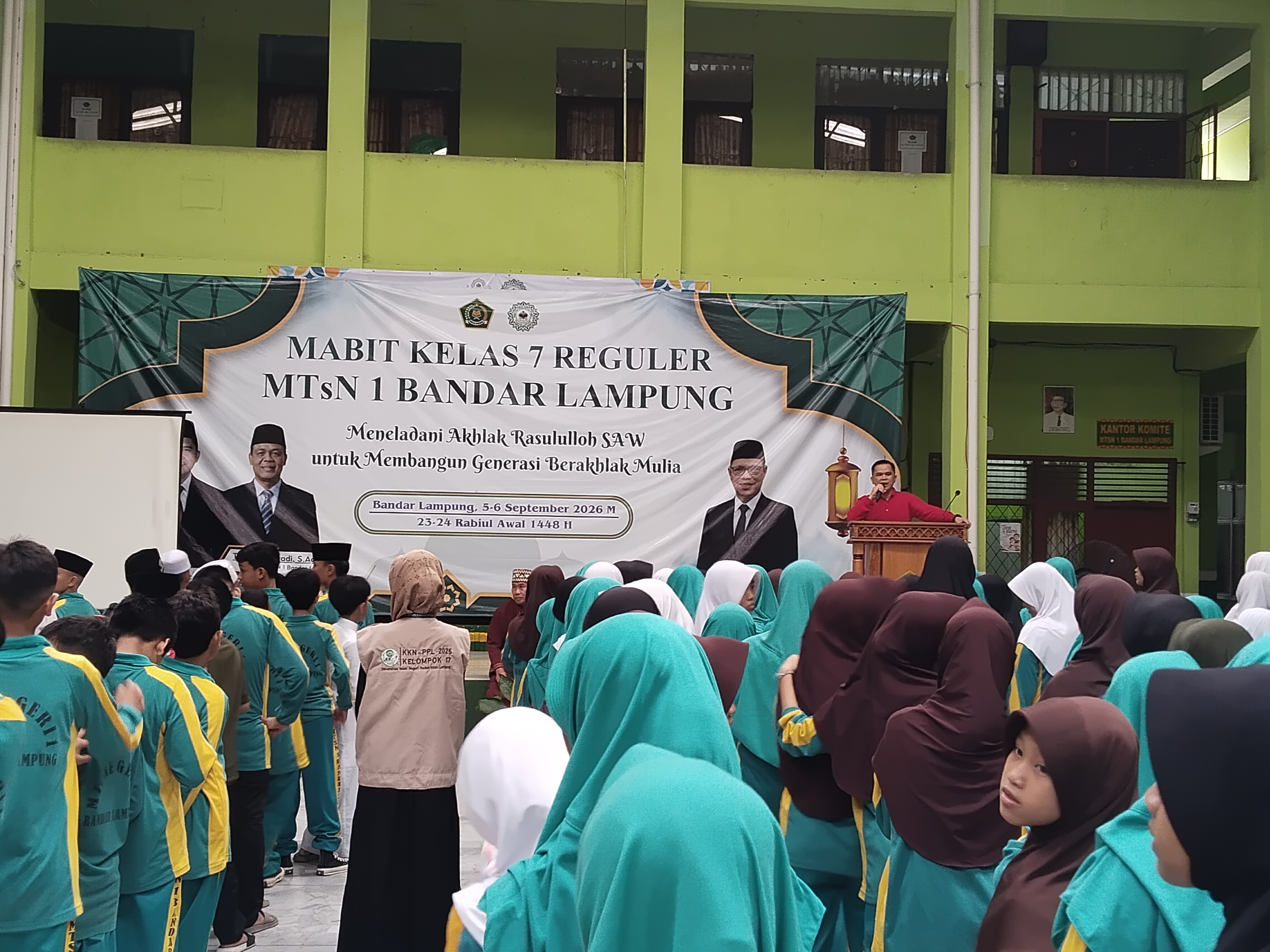 Jadilah Pribadi Yang Lebih Baik: Pesan Kepala MTsN 1 Bandar Lampung dalam Penutupan MABIT Kelas 7 Reguler TA 2026/2027 
