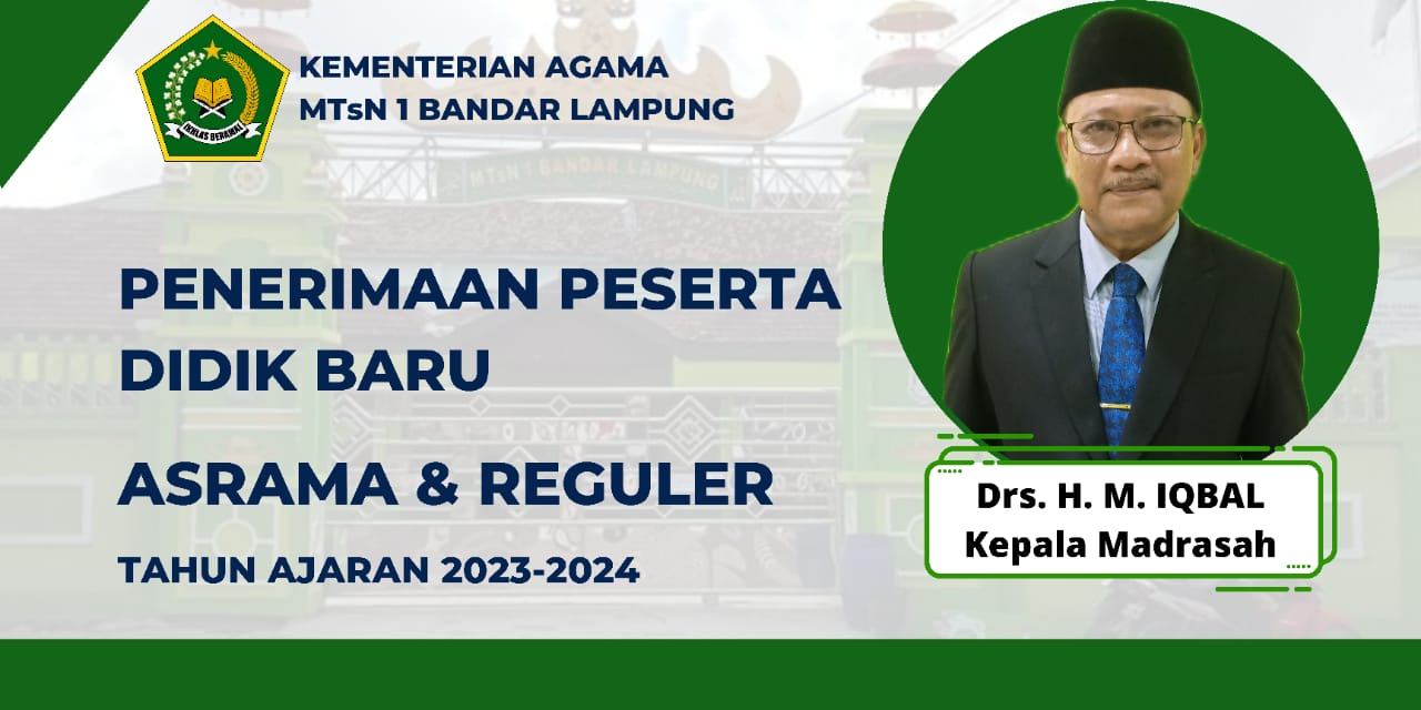 PENERIMAAN PESERTA DIDIK BARU (PPDB) REGULER TP. 2023/2024